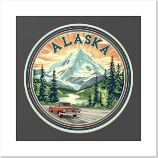 Alaska State USA Design Posters and Art